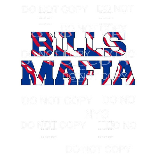 Bills Mafia Red Blue Football Buffalo Bills #785 Sublimation