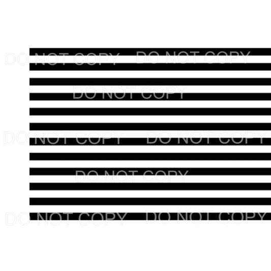 Black and White Stripes sheet Sublimation transfers - Heat 