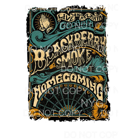 Blackberry Smoke # 3 Sublimation transfers - Heat Transfer