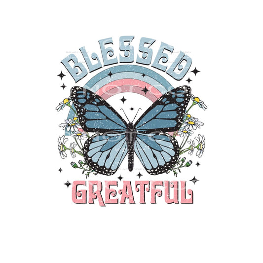 Blessed Greatful #4841 Sublimation transfers - Heat Transfer