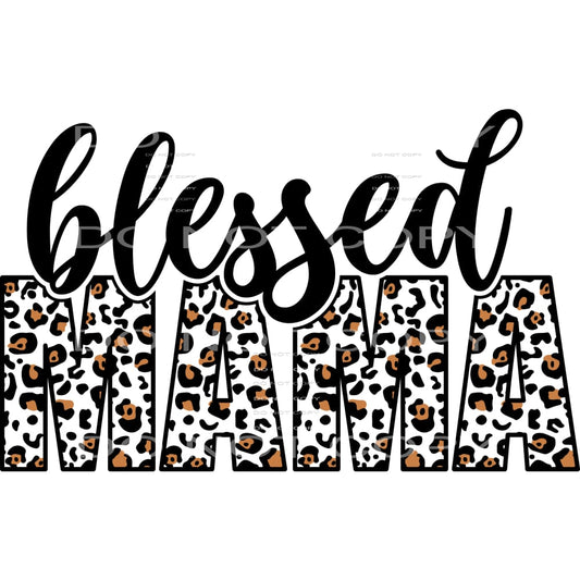 Blessed Mama #4441 Sublimation transfers - Heat Transfer