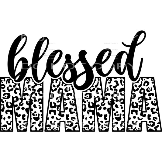 Blessed Mama #4453 Sublimation transfers - Heat Transfer