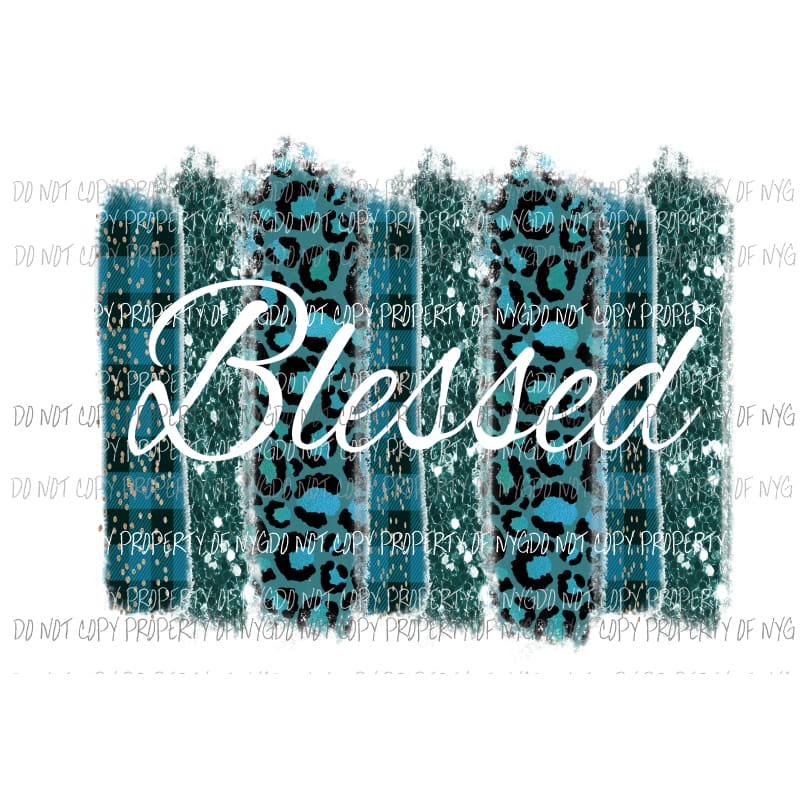Blessed Paint Palette 2 Sublimation transfers Heat Transfer