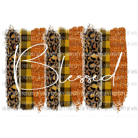 Blessed Paint Palette 3 Sublimation transfers Heat Transfer