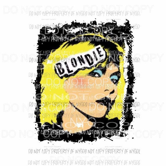 Blondie #5 Sublimation transfers Heat Transfer