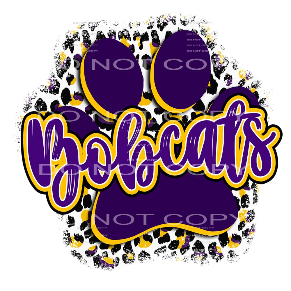 Bobcats # 6 Sublimation transfers - Heat Transfer