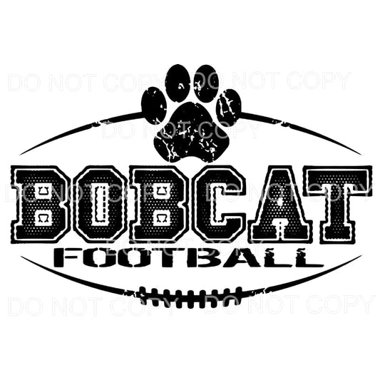 BOBCATS FOOTBALL all colors you choose Sublimation transfers