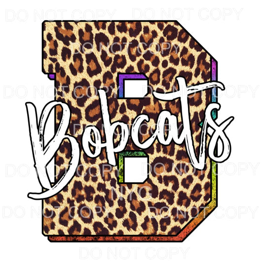 Bobcats Leopard Sublimation transfers - Heat Transfer