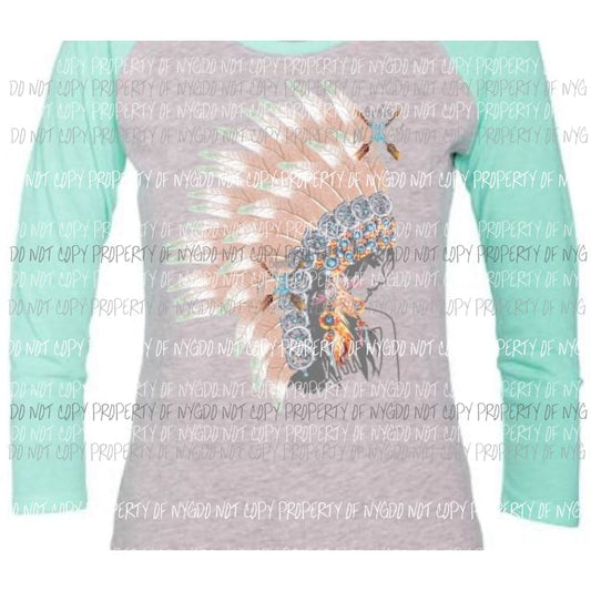 BOHO Woman headdress head dress sublimation transfer Heat Transfer