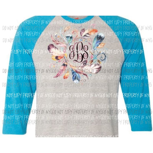 BOHO Wreath sublimation transfer Heat Transfer