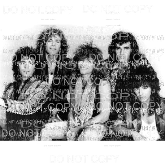 Bon Jovi 3 Sublimation transfers Heat Transfer