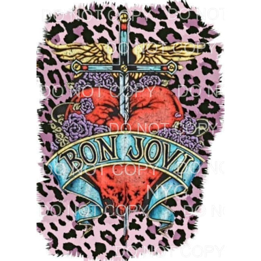 Bon Jovi #6 Sublimation transfers - Heat Transfer