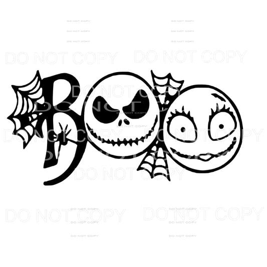boo nightmare before Christmas # 873 Sublimation transfers -