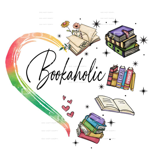 Bookaholic #5459 Sublimation transfers - Heat Transfer