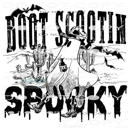 Boot Scootin Spooky #6093 Sublimation transfers - Heat