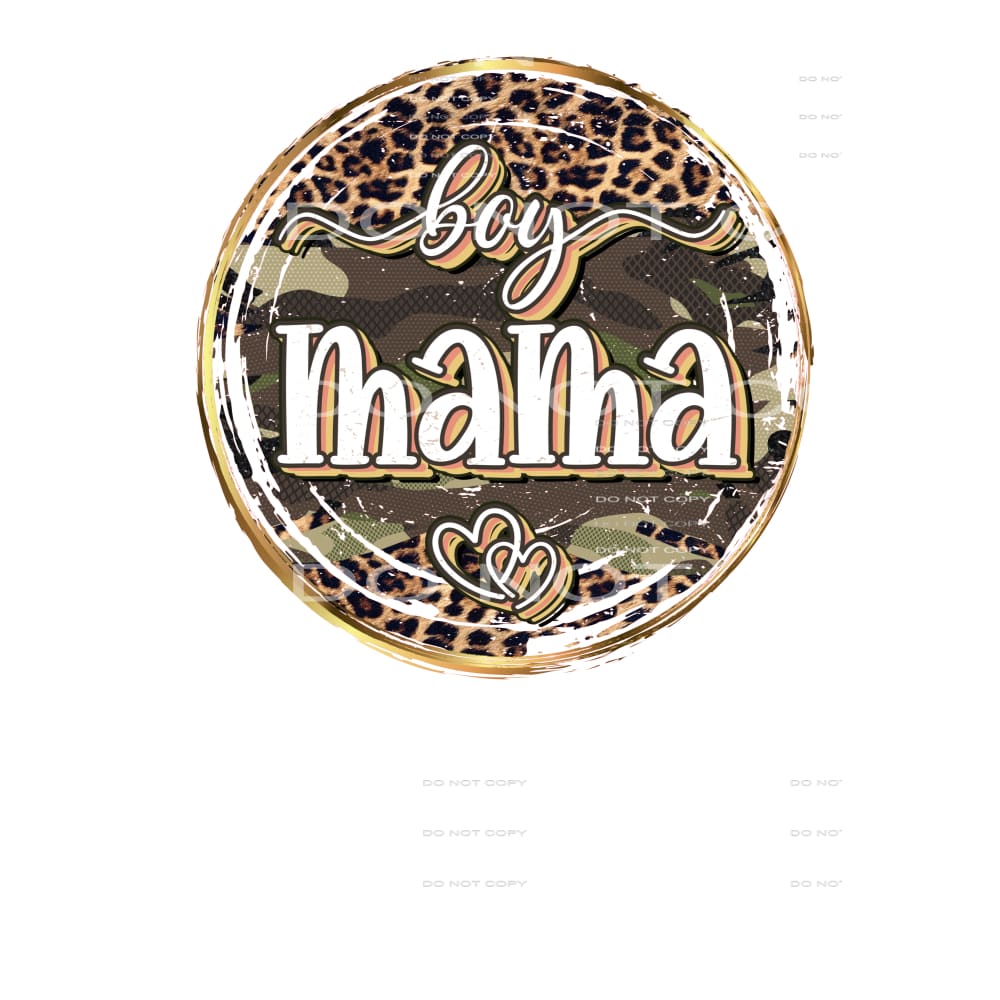 Boy Mama # 2238 Sublimation transfers - Heat Transfer
