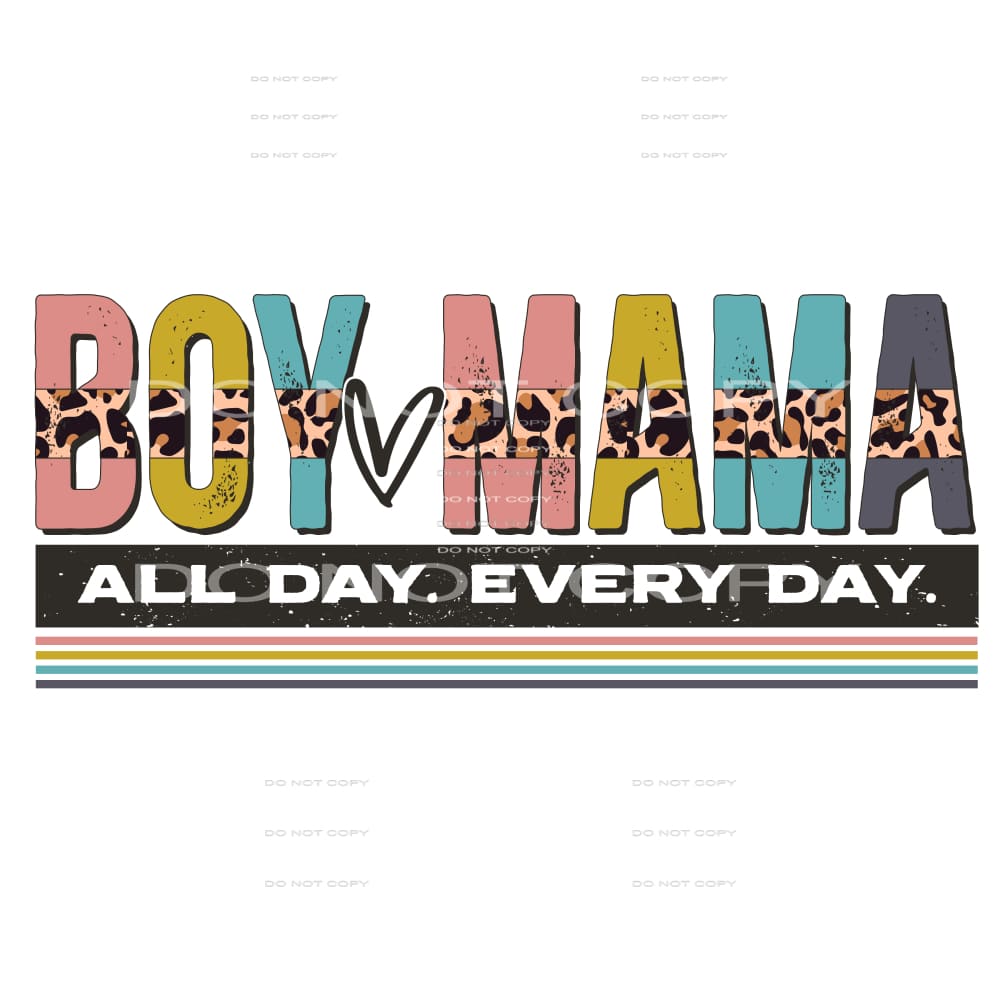 boy mama #4735 Sublimation transfers - Heat Transfer