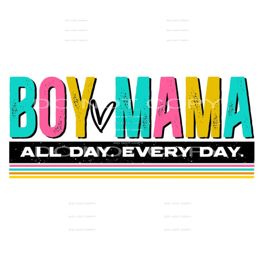 boy mama #4737 Sublimation transfers - Heat Transfer