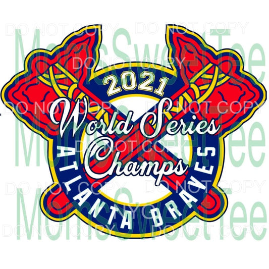BRAVES 102 Sublimation transfers - Heat Transfer