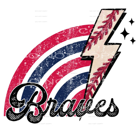 Braves #6556 Sublimation transfers - Heat Transfer