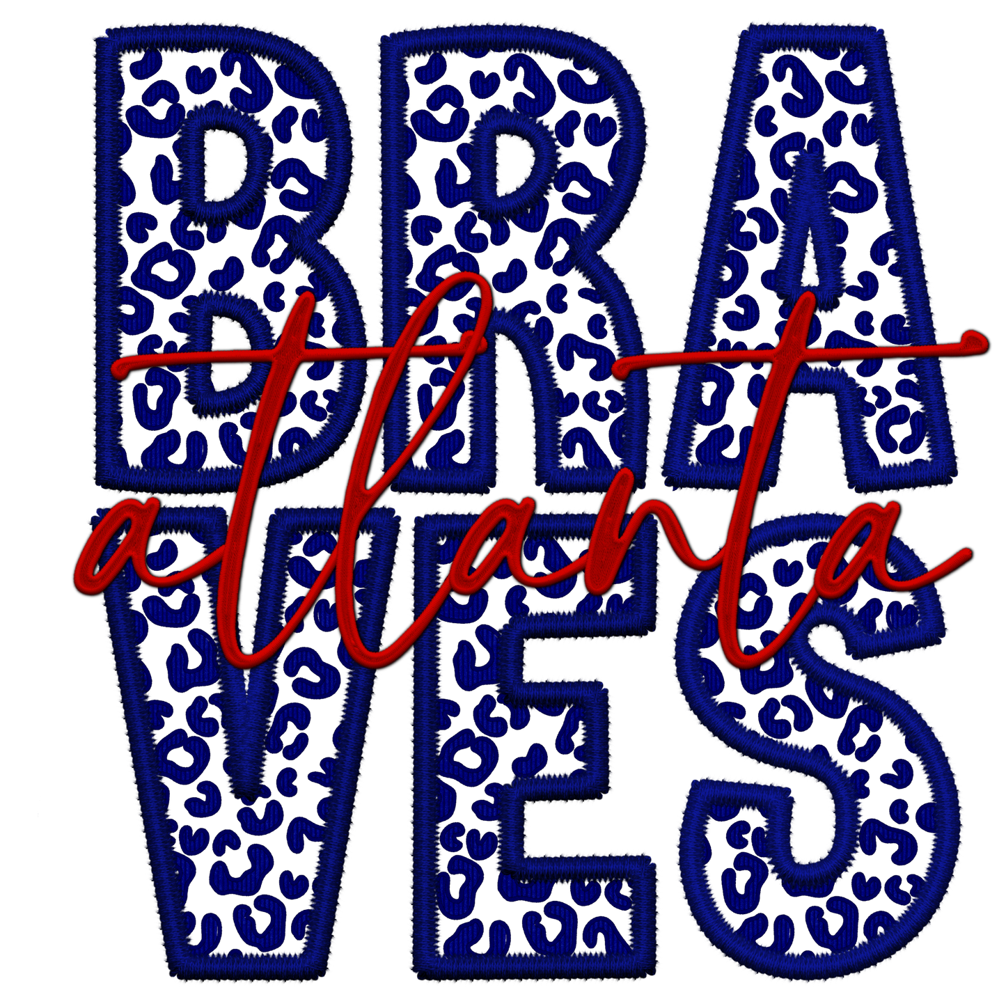 Braves Atlanta #7851 Sublimation transfers - Heat Transfer