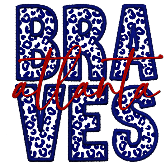 Braves Atlanta #7851 Sublimation transfers - Heat Transfer