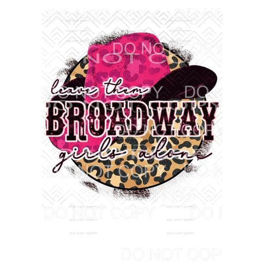 Broadway # 4026 Sublimation transfers - Heat Transfer