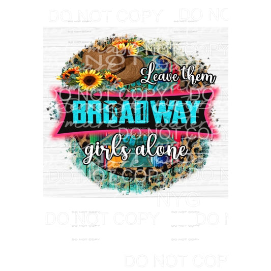 Broadway # 4027 Sublimation transfers - Heat Transfer