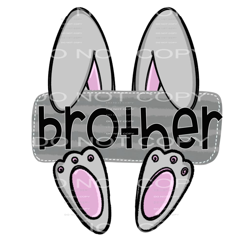 brother bunny #4773 Sublimation transfers - Heat Transfer