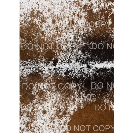 Brown Cowhide Sheet Sublimation transfers - Heat Transfer