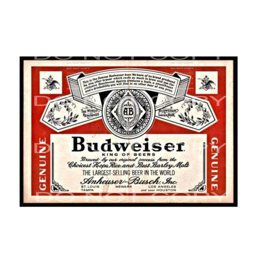 bud # 6681 Sublimation transfers - Heat Transfer