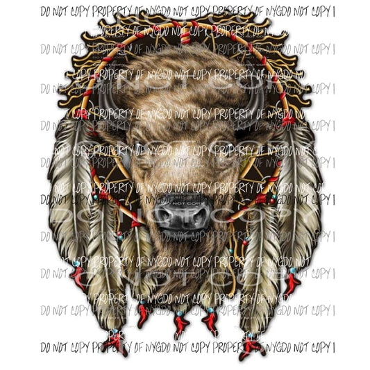 Buffalo Dream Catcher Sublimation transfers Heat Transfer