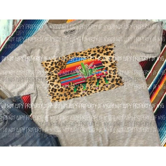 buffalo serape leopard 2 sublimation transfer Heat Transfer