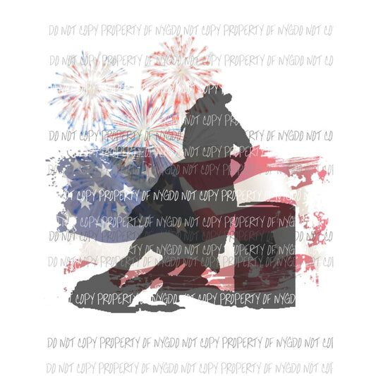 Bull Rider Sublimation transfers Heat Transfer