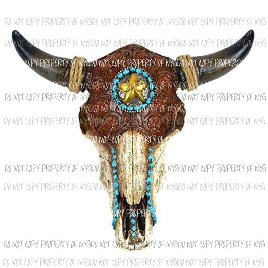 Bull skull mc314 Heat Transfer
