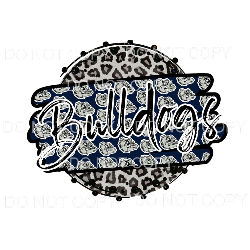 Bulldog navy # 525 Sublimation transfers - Heat Transfer