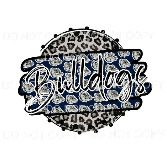 Bulldog navy # 525 Sublimation transfers - Heat Transfer