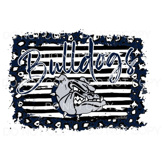 Bulldog navy # 925 Sublimation transfers - Heat Transfer
