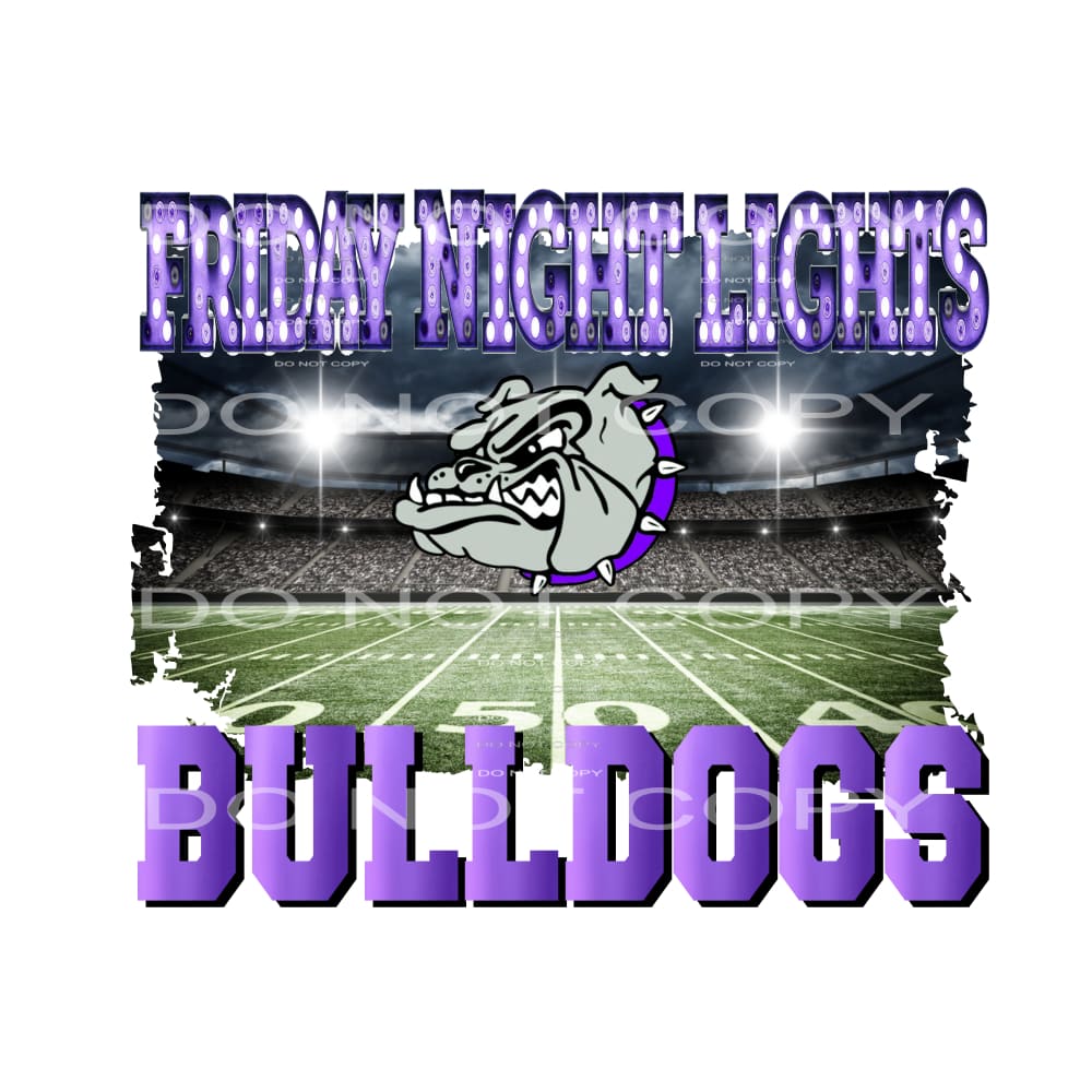 BULLDOGS Colors in dropdown menu Sublimation transfers - 