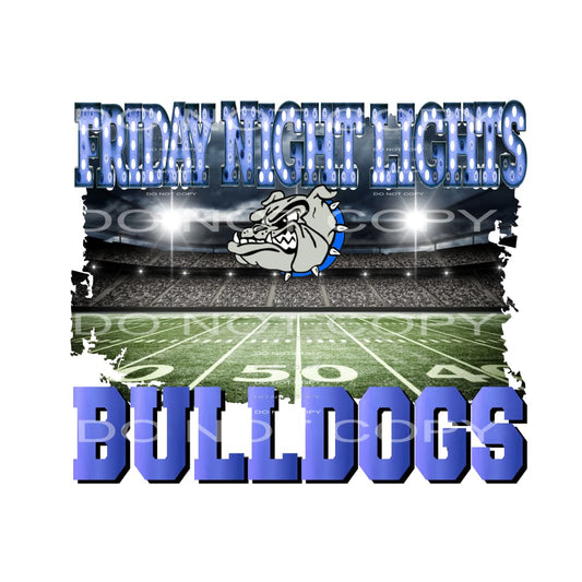 BULLDOGS Colors in dropdown menu Sublimation transfers - 