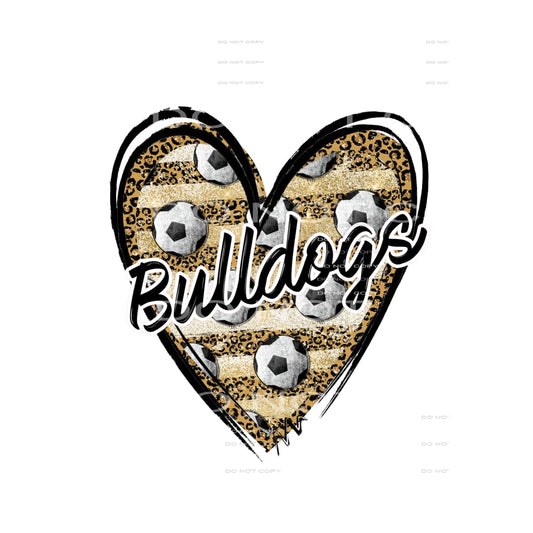 bulldogs soccer #5023 Sublimation transfers - Heat Transfer