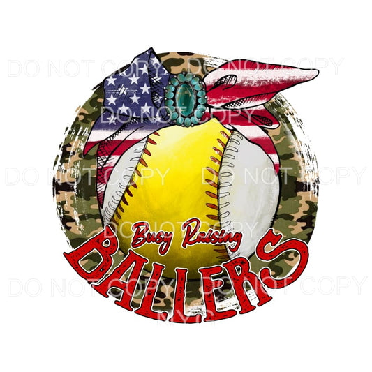Busy Raising Ballers #56 Sublimation transfers - Heat 