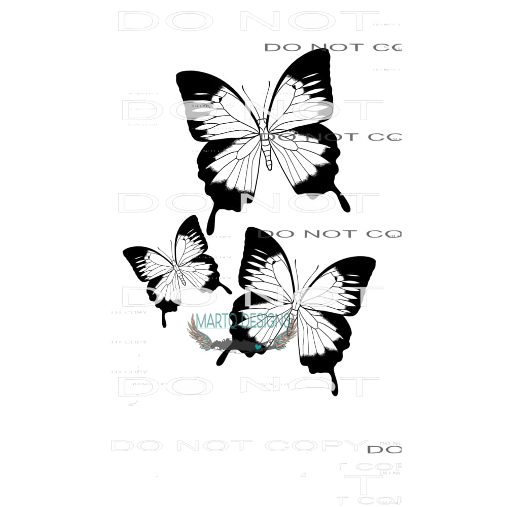 Butterfly Sleeve #9430 Sublimation transfers - Heat Transfer