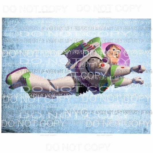Buzz Toys story Sublimation transfers Heat Transfer