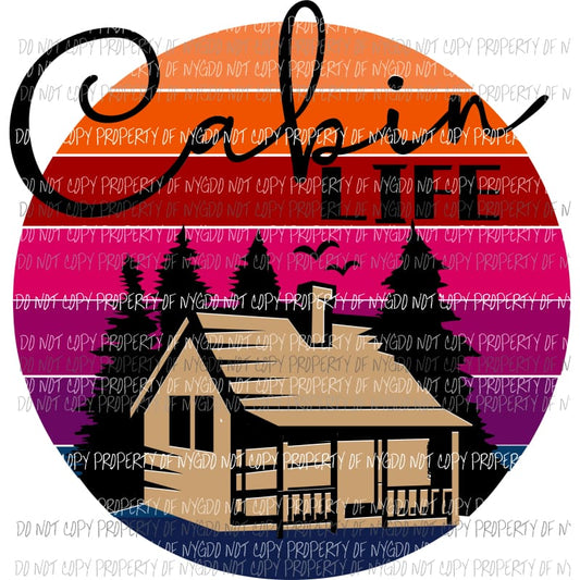 Cabin Life Sublimation transfers Heat Transfer