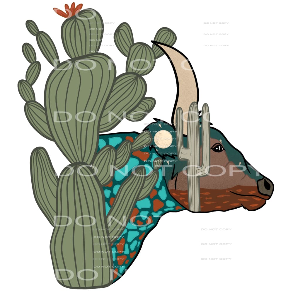cactus bull #4073 Sublimation transfers - Heat Transfer