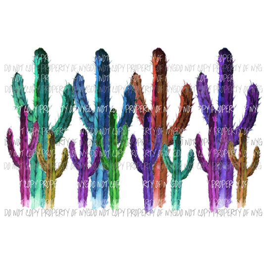 cactus colors Sublimation transfers Heat Transfer