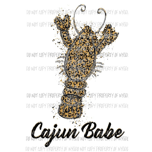 Cajun Babe # 2 Sublimation transfers Heat Transfer