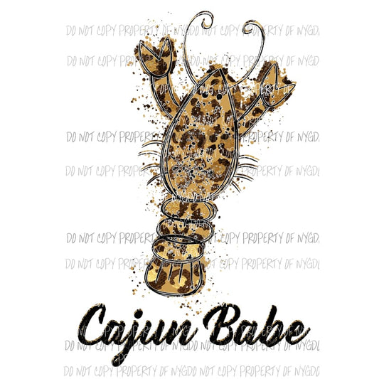 Cajun Babe # 3 Sublimation transfers Heat Transfer