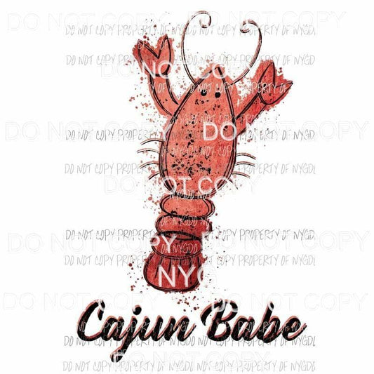 Cajun Babe Crawfish # 4 Sublimation transfers Heat Transfer
